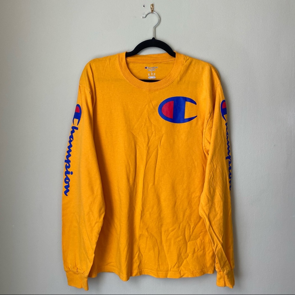 Men’s Champion Script Long Sleeve T-shirt